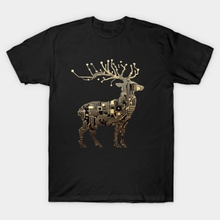 Motherboard Reindeer T-Shirt